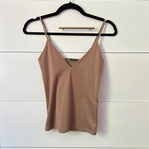 Zara beige tank top size S